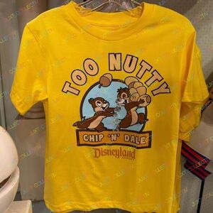 NWT Disneyland Chip ‘n’ Dale Too Nutty Kids Youth Graphic Shirt